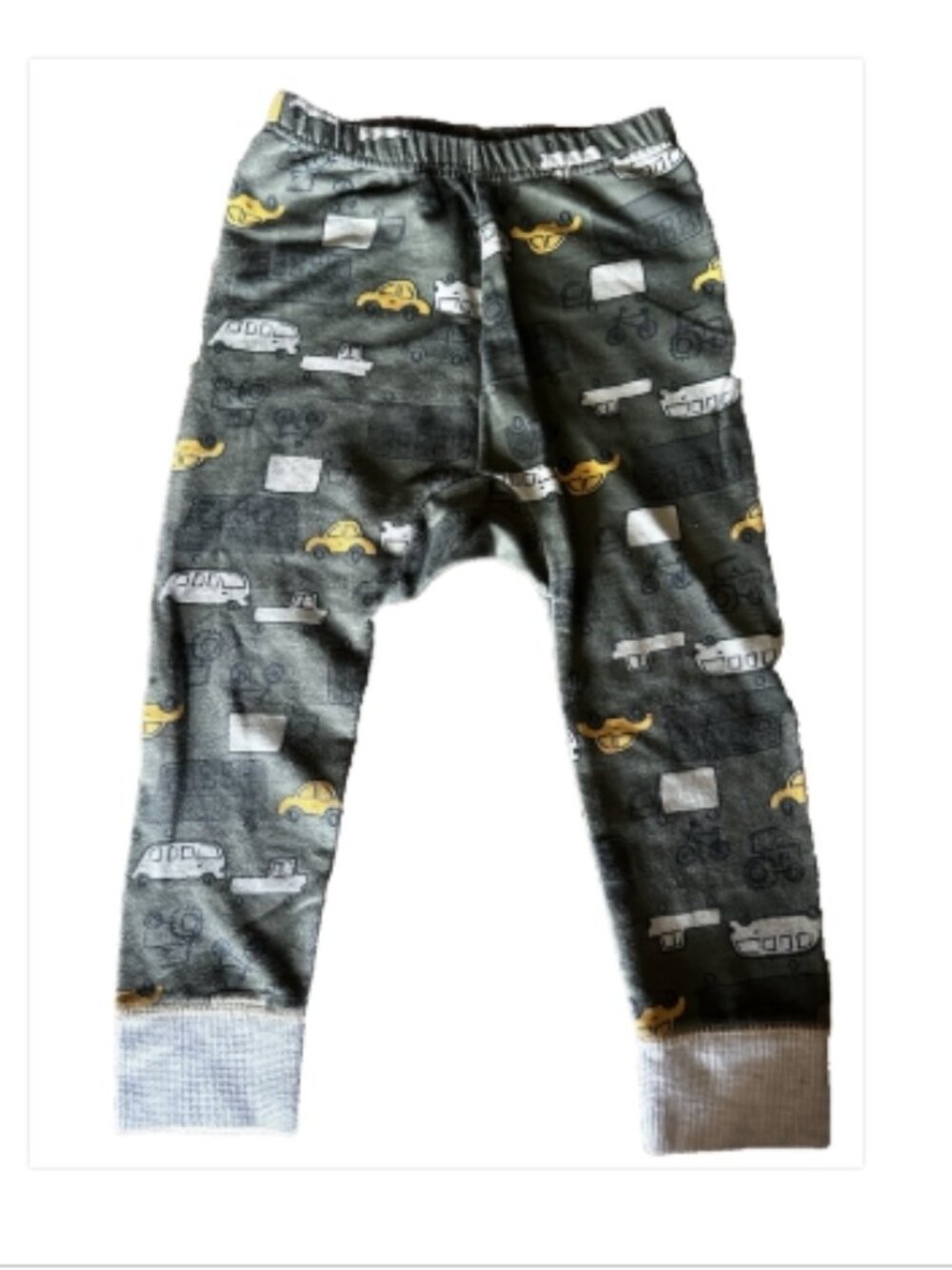 🚚 Toddler Pajama Pants 3T Gray Cars & Trucks Print PJ Bottoms